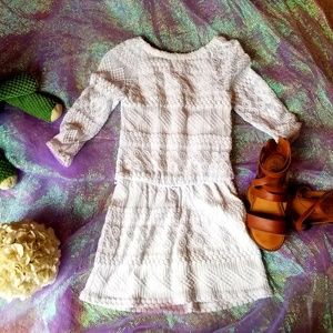 GB Girls White lace dress with silky lining